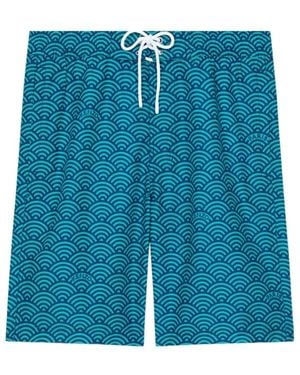 KENZO Long Boardshort - Blue