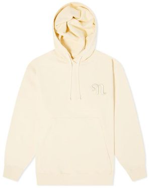 Nanushka Logo Embroidered Hoodie - Natural