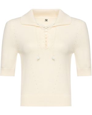 Ermanno Scervino Short-Sleeved Knitwear - White