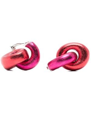 Monies Metallic-Finish Clip-On Earrings - Pink