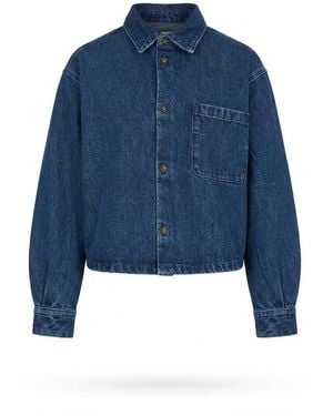 A.P.C. Pocket Samantha Buttoned Jacket - Blue