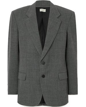 The Row Long Sleeved Suit Jacket - Grey