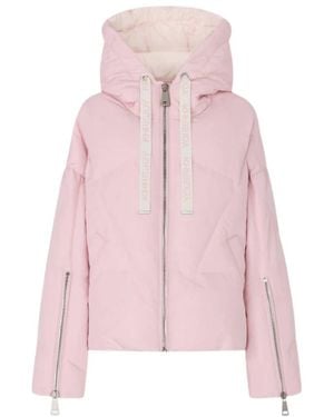 Khrisjoy Oversized Hooded Down Jacket - Pink