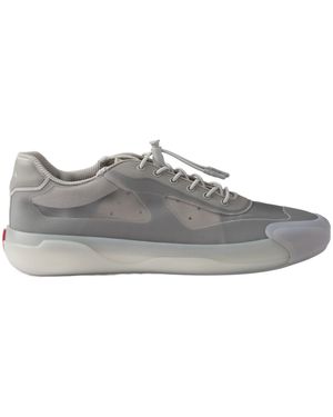 Prada Technical Fabric Sneakers - Gray