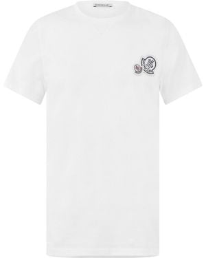Moncler Solid Colour T-Shirt - White