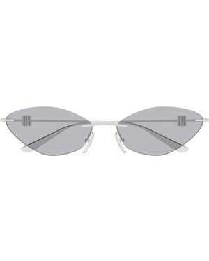 Balenciaga Geometric Sunglasses - White