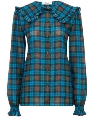 Chloé Long-Sleeved Shirt - Blue