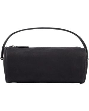 The Row Zipper Shoulder Bag - Blue