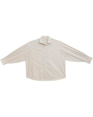 Baserange Claude Striped Shirt - White
