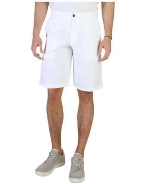 Armani Jeans Logo Shorts - White