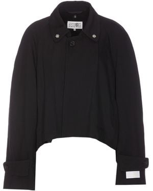 MM6 by Maison Margiela Logo Sportsjacket - Black