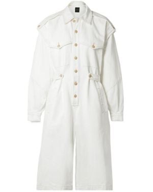 Goldsign Three-Quarter Jumpsuit - White
