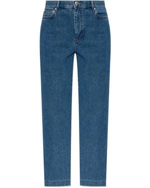 A.P.C. Cropped Sailor Jeans - Blue