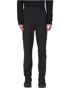 Duvetica Logo Detail Casual Trousers - Black