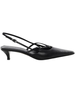 MICHAEL Michael Kors Pointed-Toe Slingback Court Shoes - Black