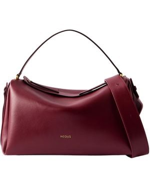 Neous Scorpius Leather Tote Bag - Red