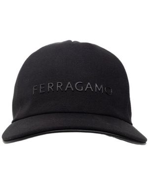 Ferragamo Ferragamo Signature Baseball Cap - Black