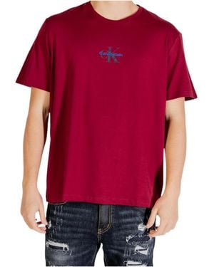 Calvin Klein Crew Neck T-Shirt - Red