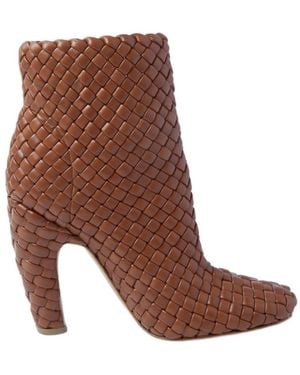 Bottega Veneta Canalazzo Ankle Boots - Brown