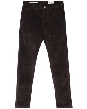 Jacob Cohen Corduroy Slim Pants - Black