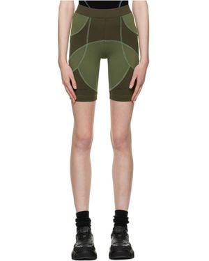 HELIOT EMIL Nylon Stretch Shorts - Green