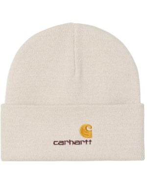 Carhartt American Script Beanie - White