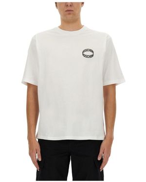 Moschino Logo Logo Short-Sleeved T-Shirt - White