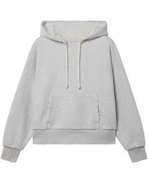 Golden Goose Star Drawstring Hoodie - Grey