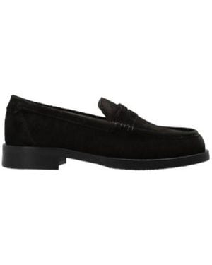 AllSaints Bloom Penny Loafers - Black