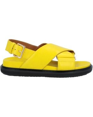 Marni Slingback Sandals - Yellow