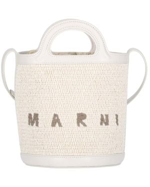 Marni Tropicalia Small Bucket Bag - Natural