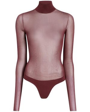 KHAITE Tallin Bodysuit - Pink