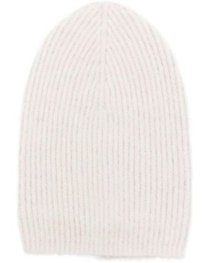 Uma Wang Ribbed Hat - White