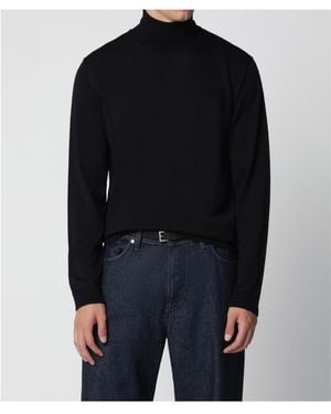 Roberto Collina Turtleneck Knit Jumper - Blue
