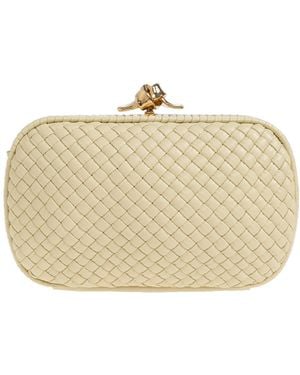 Bottega Veneta Woven Clutch - Natural