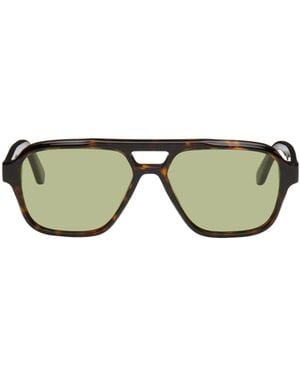 Retrosuperfuture Full Frame Sunglasses - Green