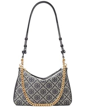 Tory Burch T-Monogram Shoulder Bag - White