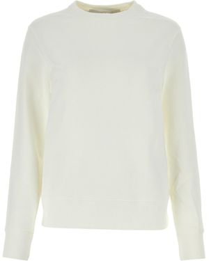 Golden Goose Logo Patch Crewneck Sweatshirt - White