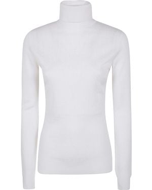 Elisabetta Franchi Turtleneck Jumper - White