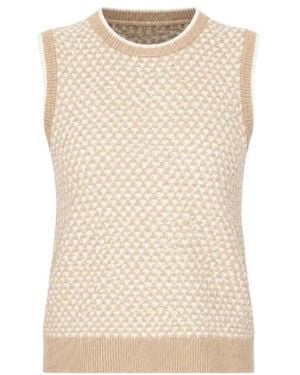 Varley Jenson Geometric-Knit Sweater - Natural
