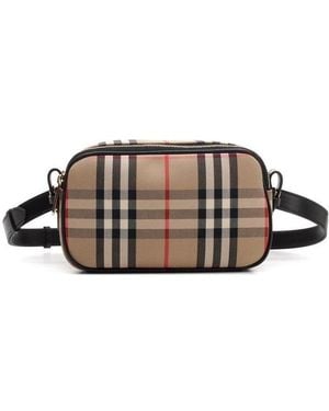 Burberry Vintage Check Belt Bag - Brown