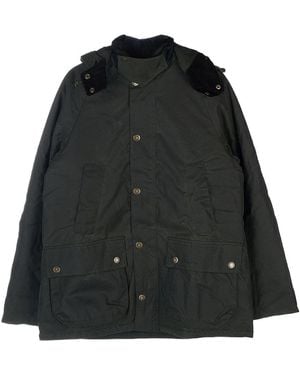 Barbour Waxed-Effect Parka Jacket - Black