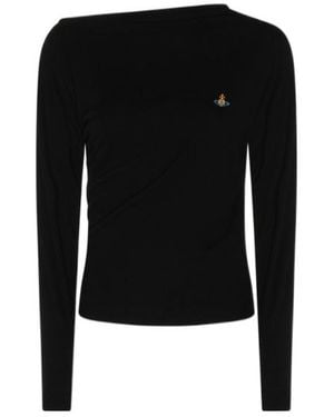 Vivienne Westwood Long Sleeve Hebo Top - Black