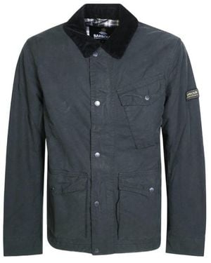 Barbour Logo Patch Jacket - Blue