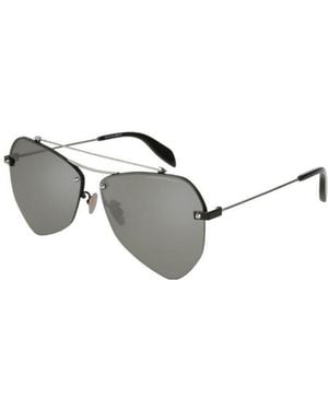 McQueen Logo Detail Sunglasses - White