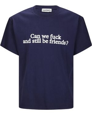 Carne Bollente Crew Neck T-Shirt - Blue