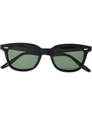 Barton Perreira Cecil D-Frame Acetate Sunglasses - Green