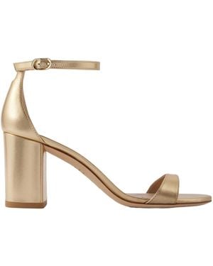 Stuart Weitzman Golden High Heels - Metallic