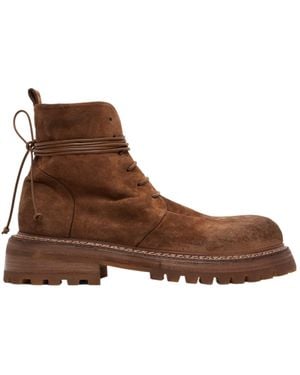Marsèll Carrucola Combat Ankle Boots - Brown