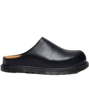 Dr. Martens San Leather Mules - Black